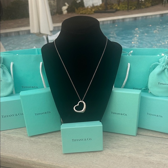 Tiffany & Co. Jewelry - Tiffany & Co. ELSA  Open Heart Necklace